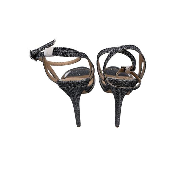 Jewel Badgley Mischka Women's Arianna Platform Stiletto Sandals - Gray - 9.5M - Picture 6 of 8